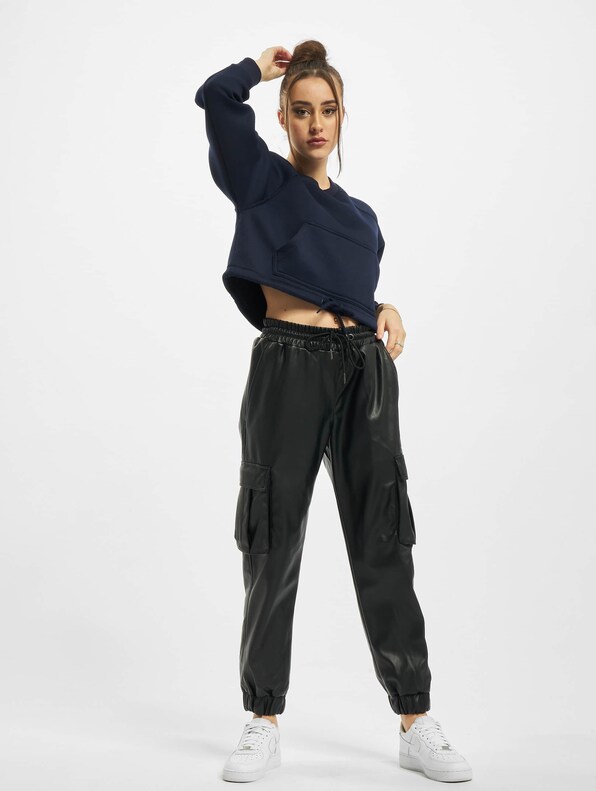 Ladies Oversized Short Raglan Crew-4