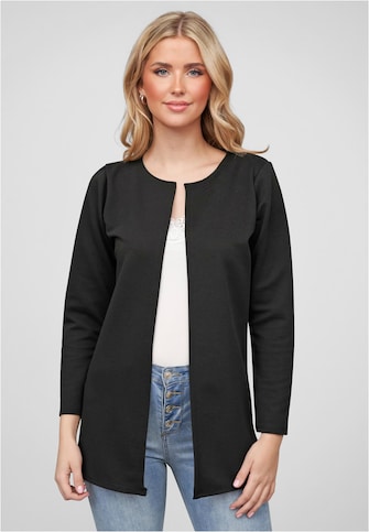 Cloud5ive Damen Strickjacke offener ribbed Cardigan