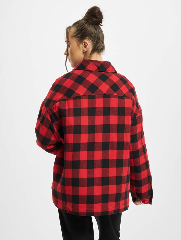 Ladies Flanell Padded Overshirt -1