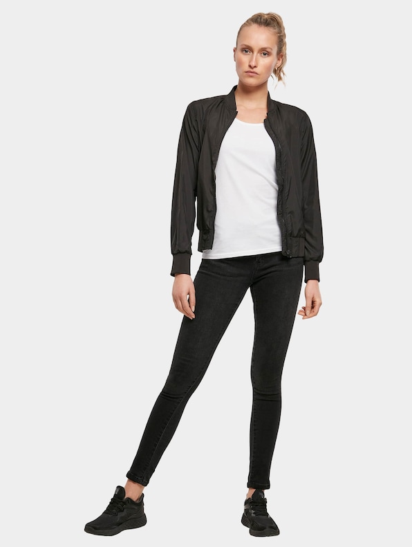 Ladies Nylon Bomber Jacket-3