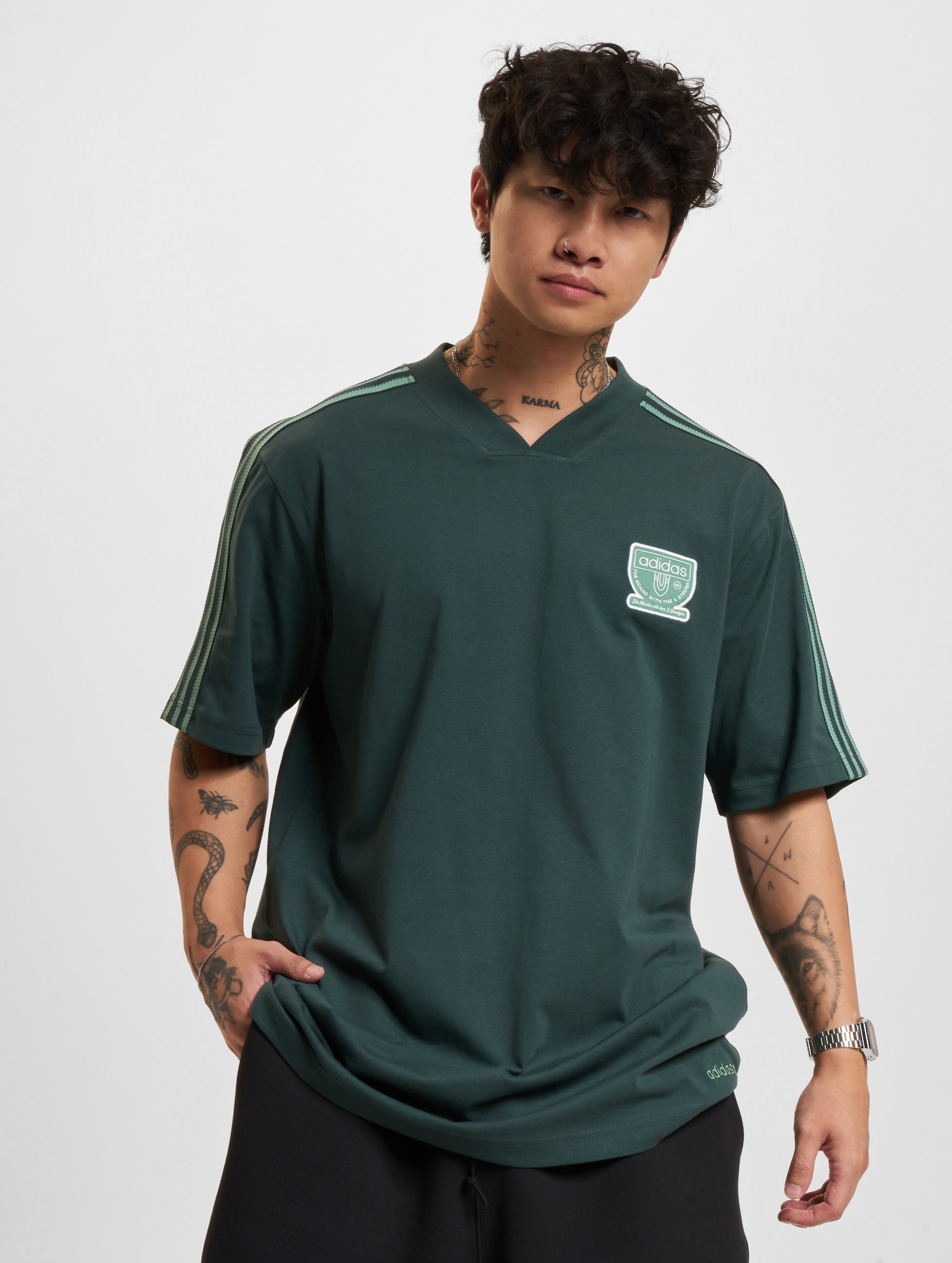 adidas Originals GRFX T-Shirt op kleur groen, Maat XXL