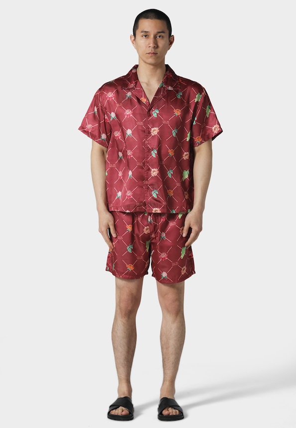 FRUIT MONOGRAM CUBAN  SHIRT-3