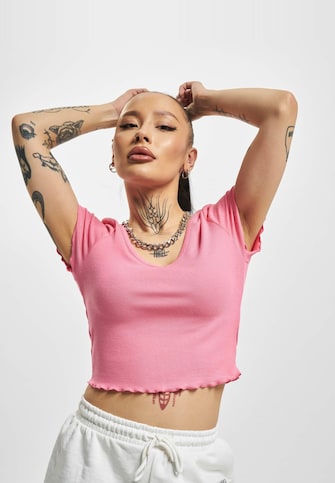 Kika V Neck Crop 