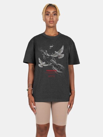 MJ Gonzales Ladies Freedom x Heavy Oversized T-Shirts