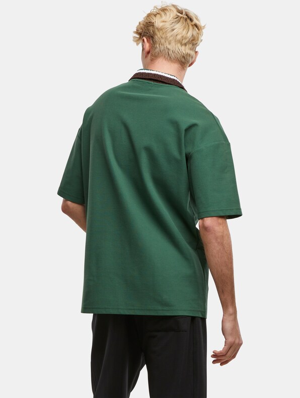 ACL Knit Collar Oversized Polo-1