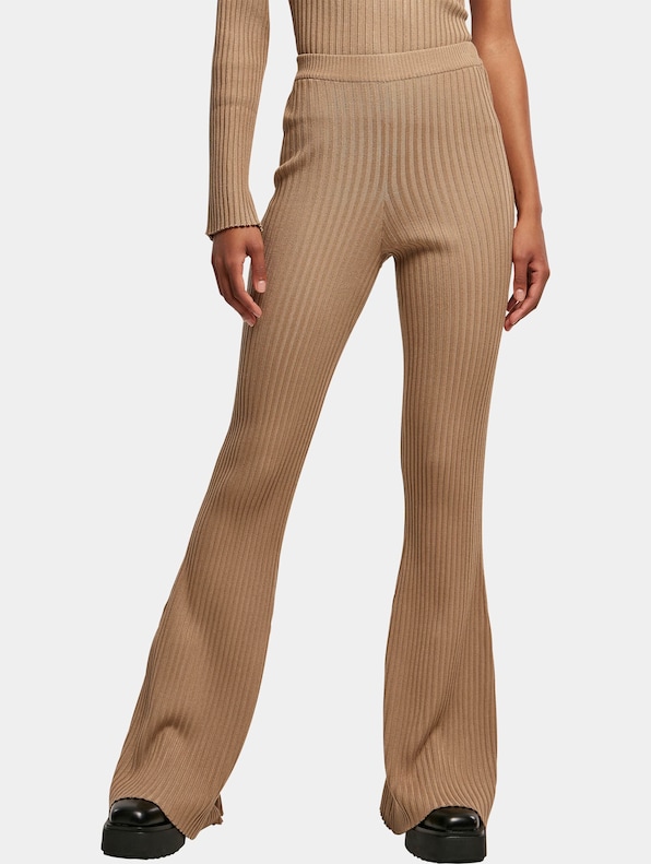 Ladies Flared Rib Knit -0
