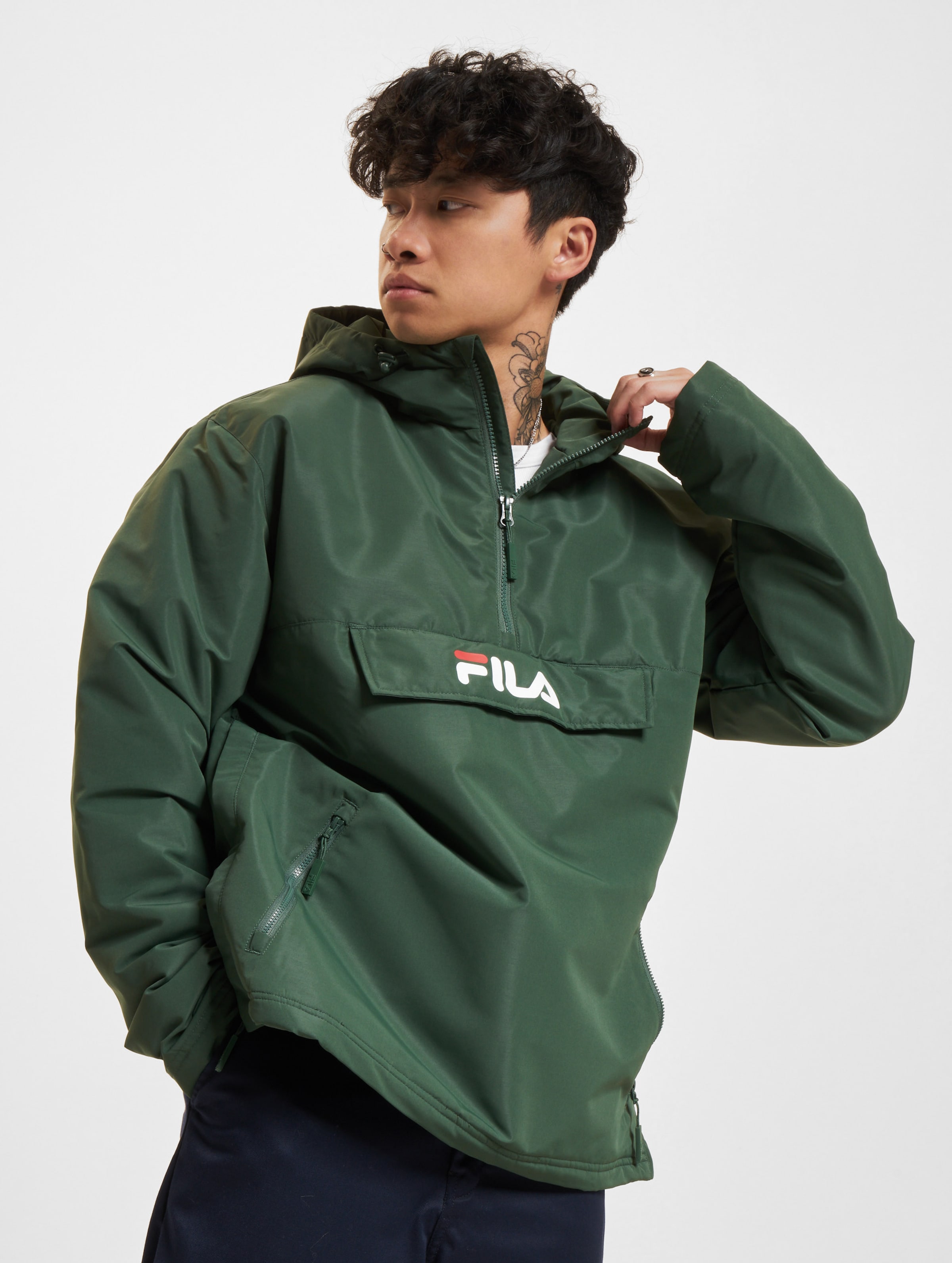 FILA Fila Michirou Winterjacke Männer,Unisex op kleur groen, Maat S