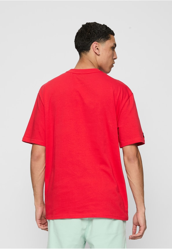 FBMQ12111RED Fubu Varsity T-Shirt-1