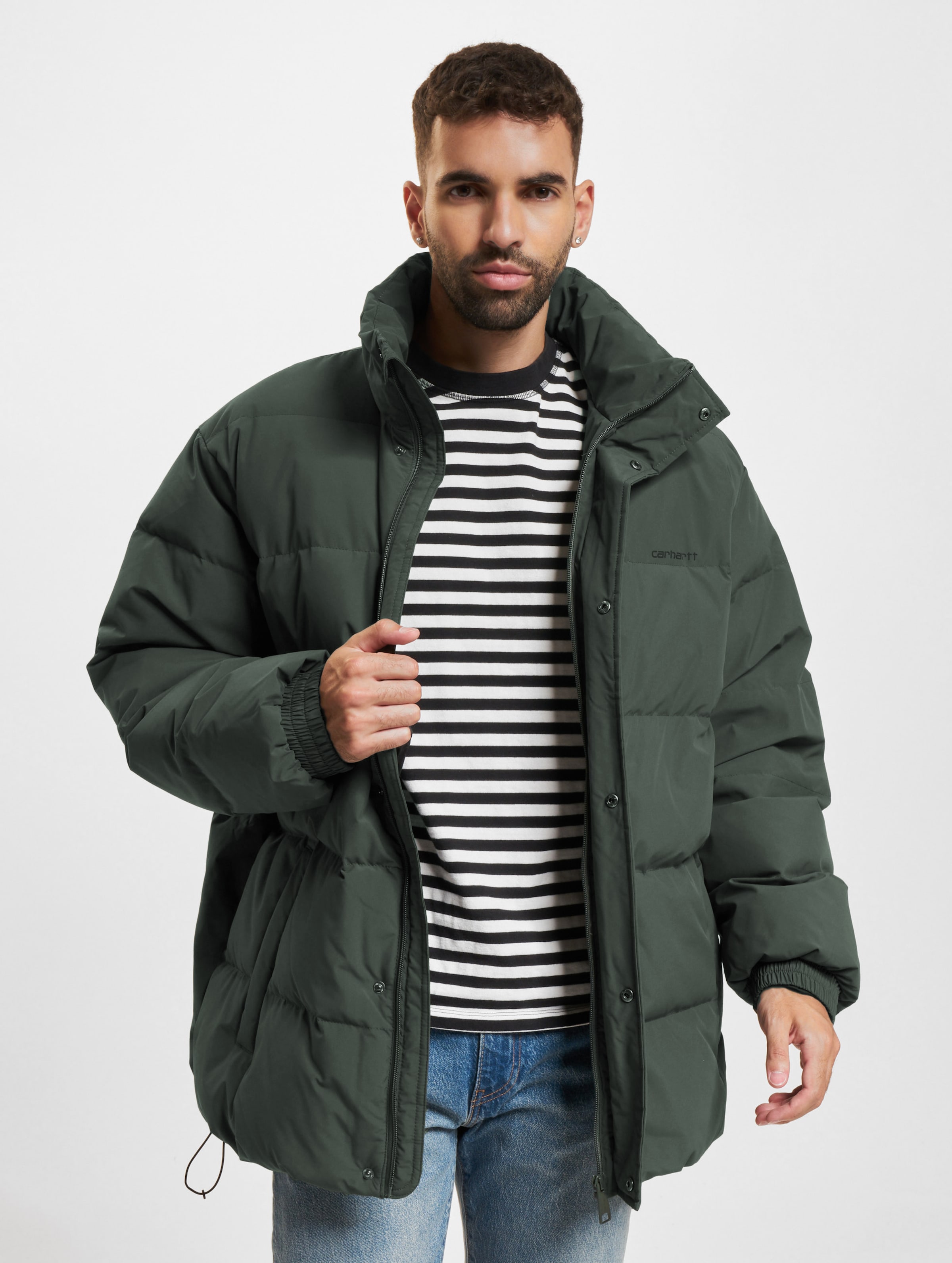 Carhartt WIP Danville Daunenjacke Männer,Unisex op kleur groen, Maat XS