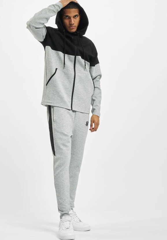 Sik Silk Motion Tape Zip Through Hoody Sweat Suit-8