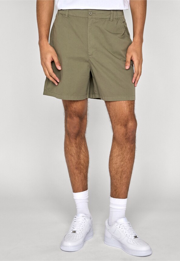 Bermuda Shorts With Elastic Waistband-0