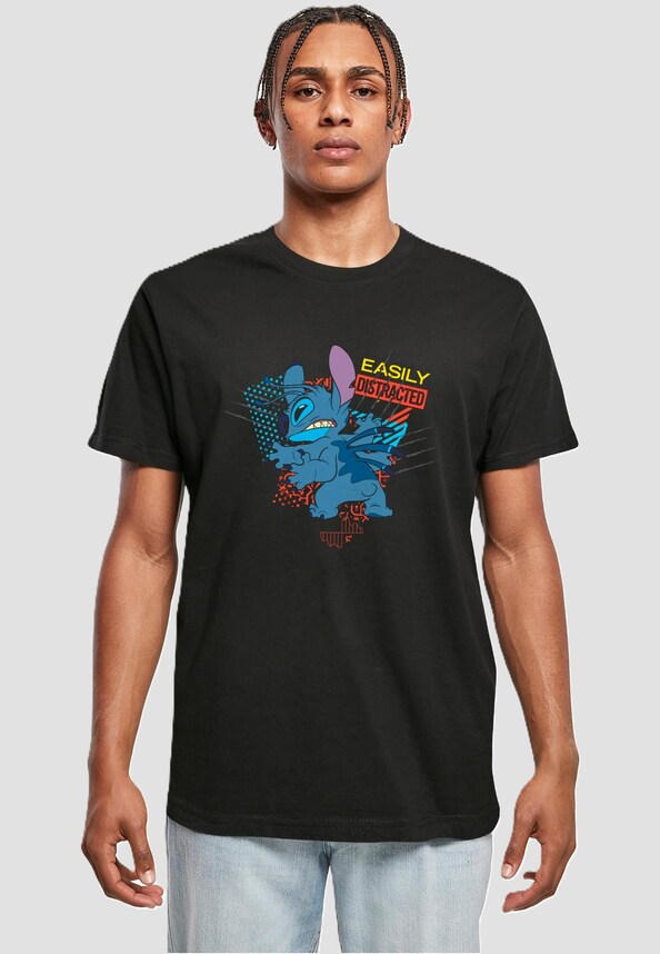 Lilo & Stitch Easily Distracted Tee-0