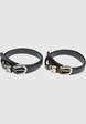 Chunky Multiple Loop Synthetic Leather -0