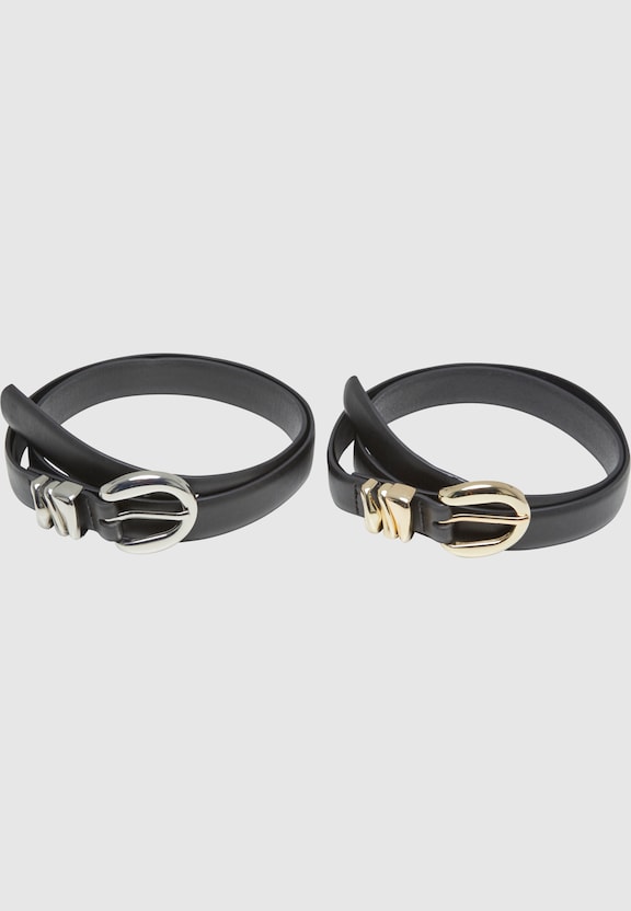 Chunky Multiple Loop Synthetic Leather -0