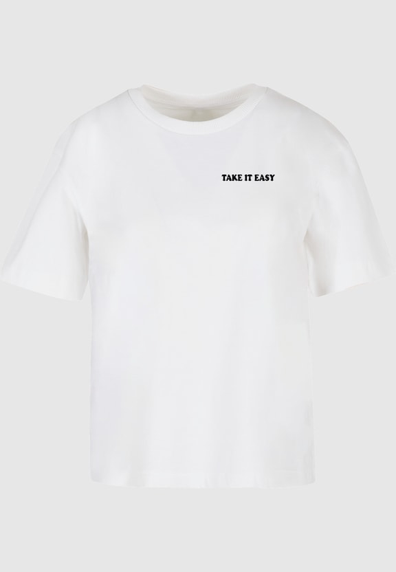 Take It Easy Flowers Tee-2