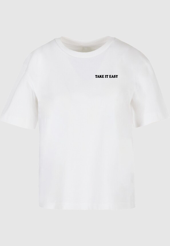 Take It Easy Flowers Tee-2