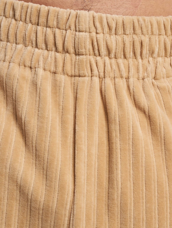 JM233-007-1 SJ Script Logo Striped Velours Trackpants-4