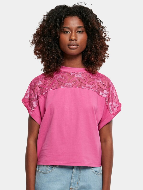 Ladies Short Oversized Lace-2