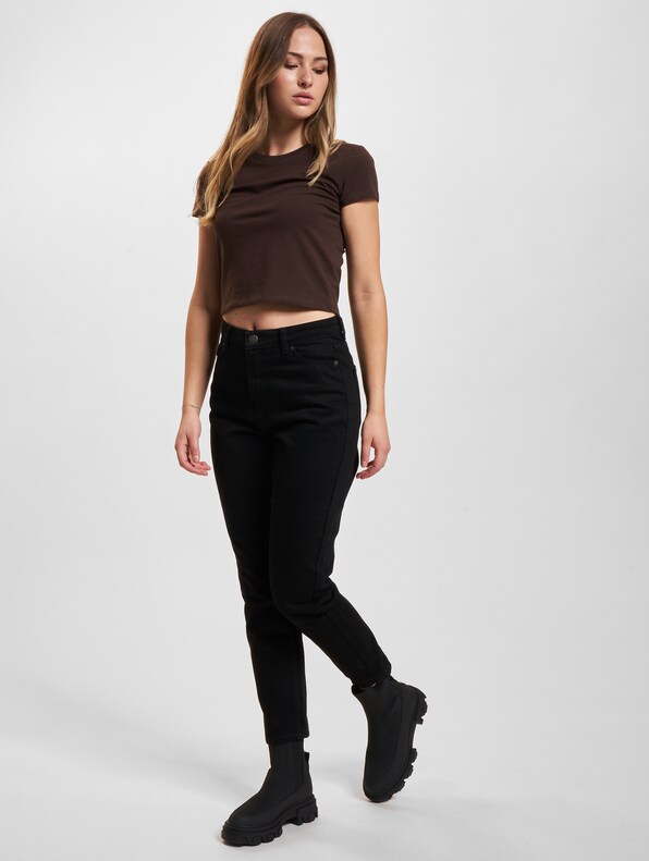 Ladies Stretch Jersey Cropped -3