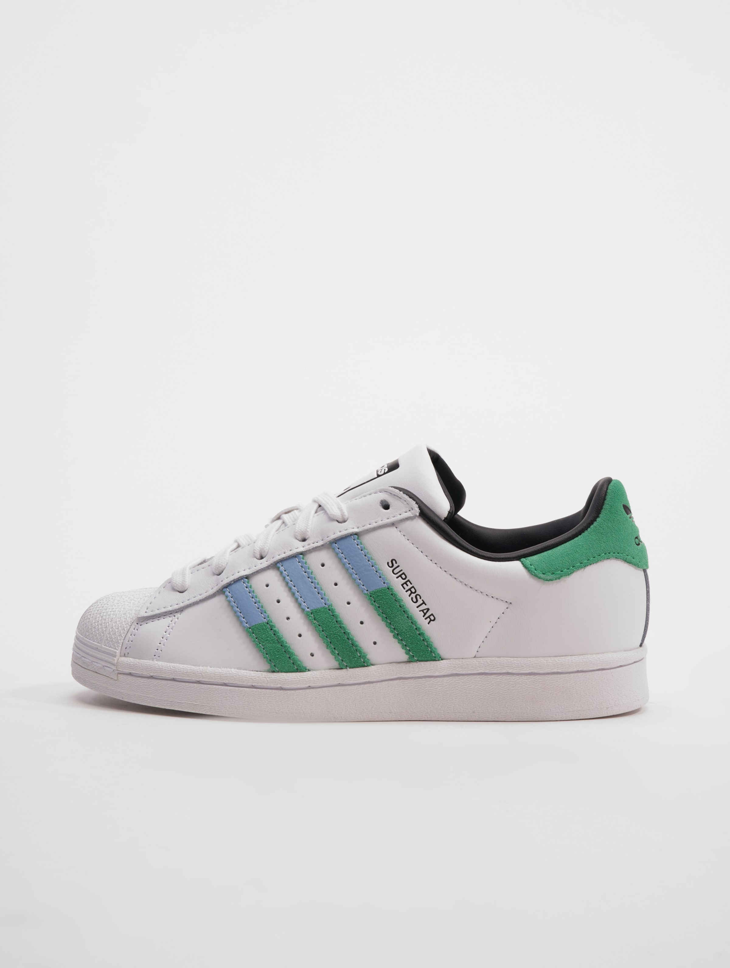 adidas Originals Adidas Originals Superstar Sneakers Ftwr White Semi Screaming Green Blue DEFSHOP 93326