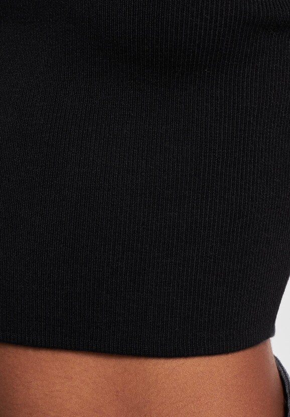 Ss Crop O-Neck Knt-2