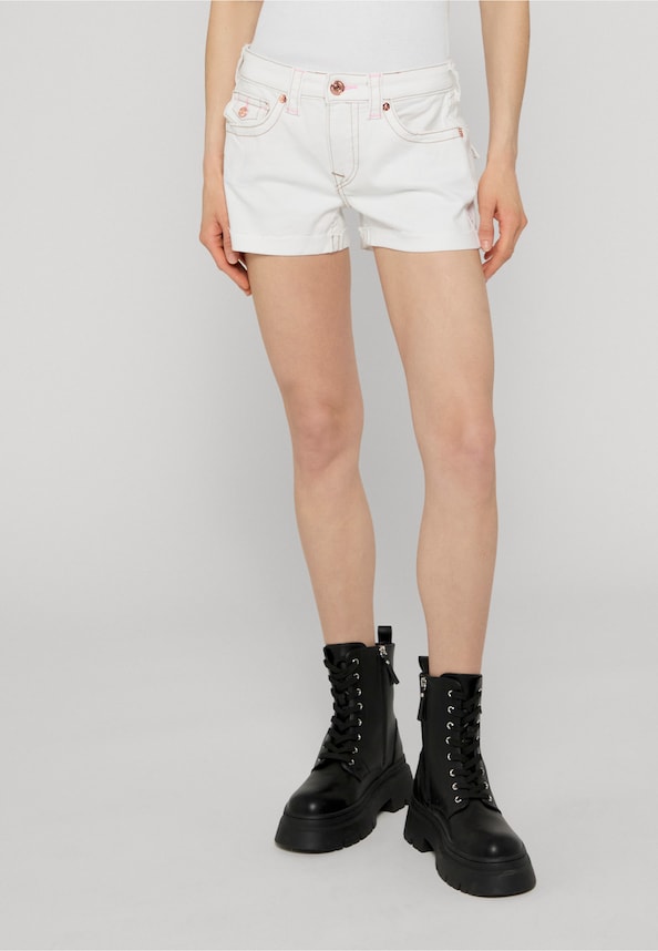 JENNIE MID RISE SHORT FLAP-0