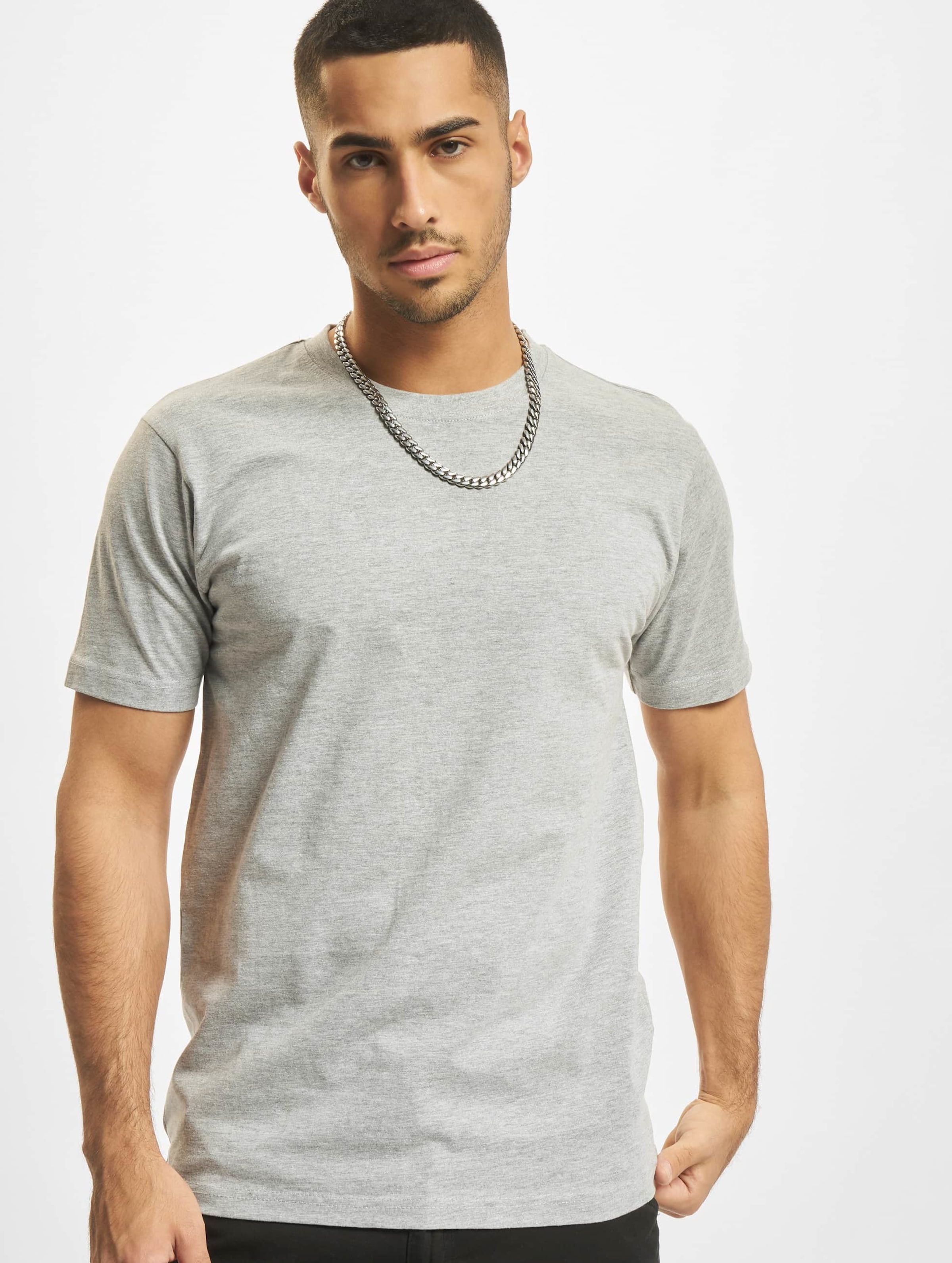 Urban Classics Basic T-Shirt Männer,Unisex op kleur grijs, Maat S