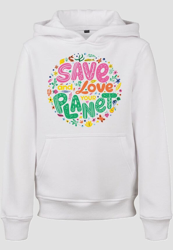 Kids Save And Love Hoody-0