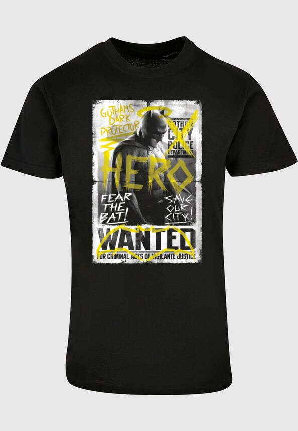 Batman v Superman - Wanted Basic T-Shirt-4