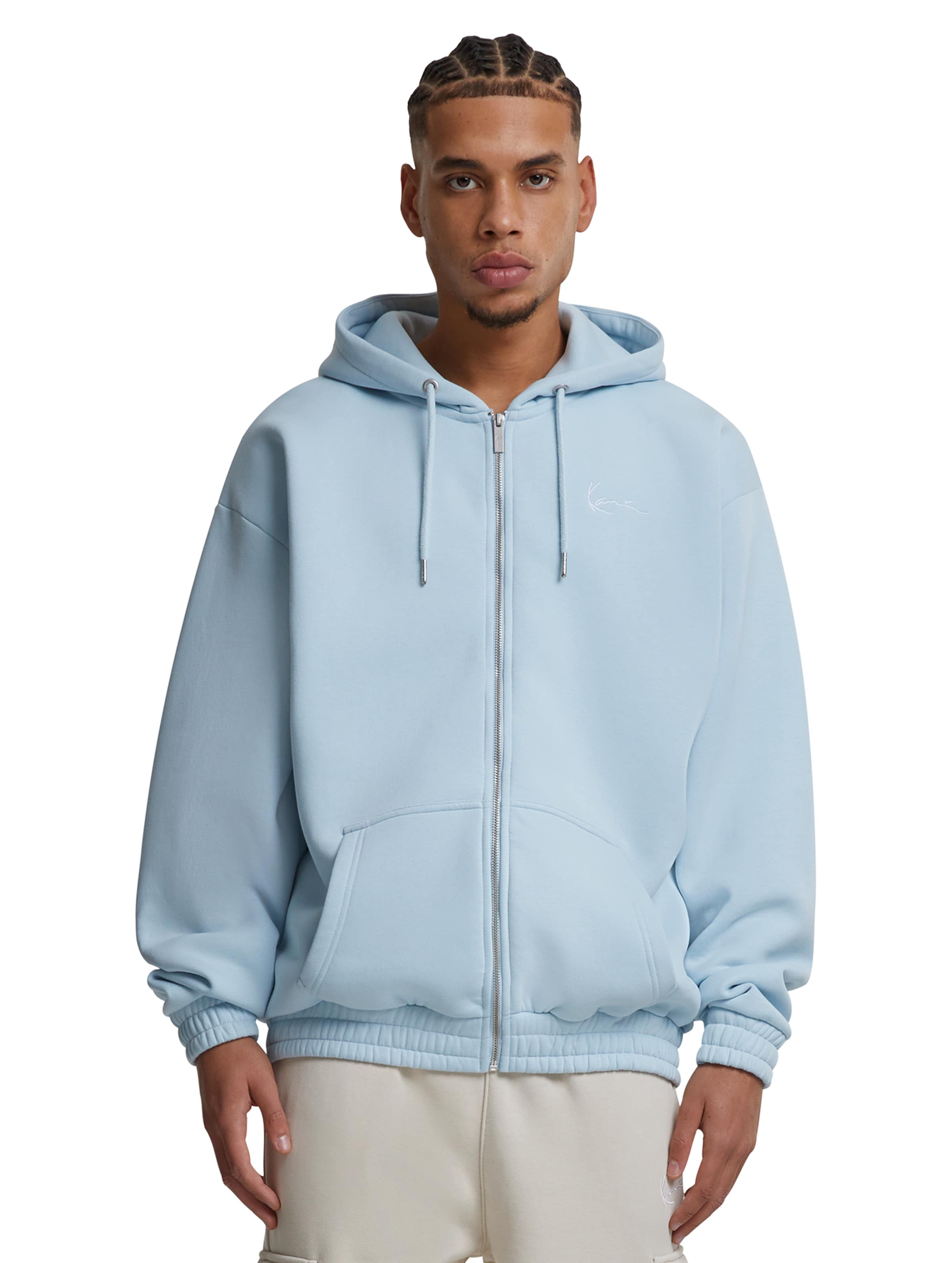 Karl Kani Karl Kani Authentic Star Logo Oversized Full Zip Hoodies DEFSHOP 136654