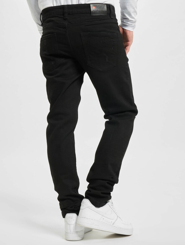 Denim Project Mr. Red Skinny Jeans Black-1
