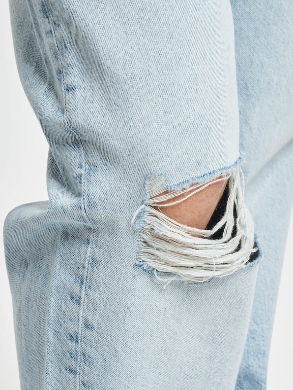 Calvin Klein 90s Crop Straight Fit Jeans Denim Light-5