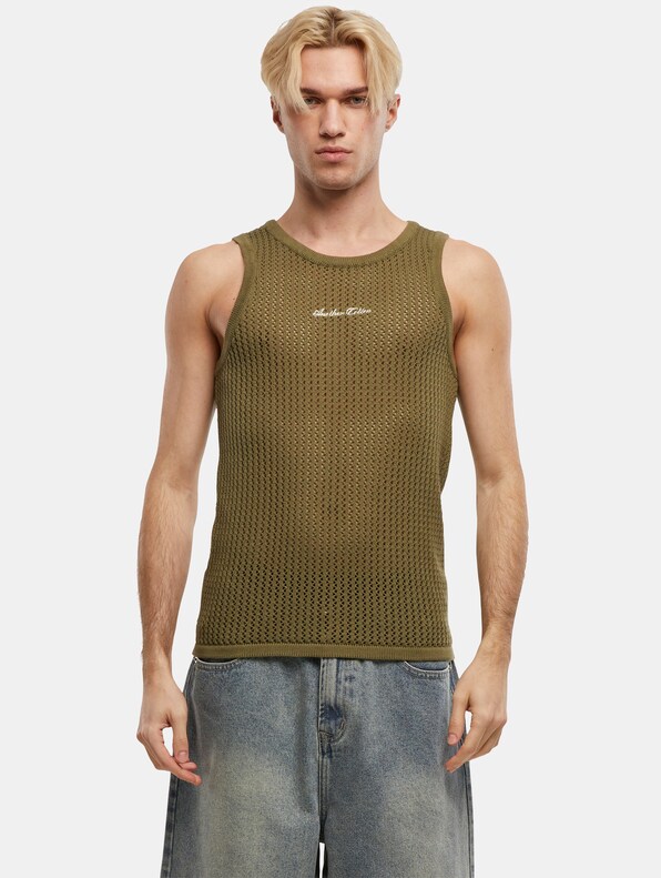 Oversized Mesh Knit Tanktop-2