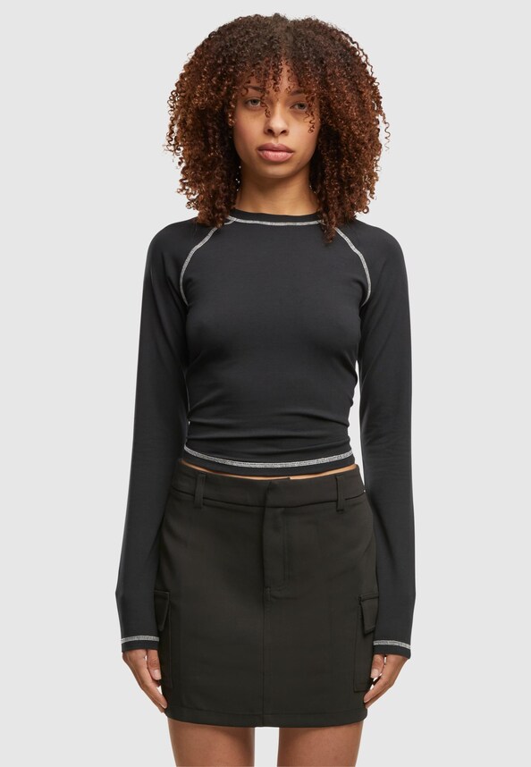 Ladies Contrast Jersey Longsleeve-2