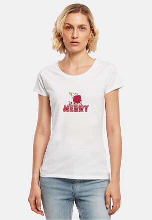 Ladies Peanuts Merry Basic Tee