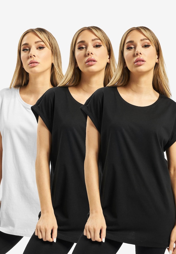 Ladies Extended Shoulder 3-Pack-5