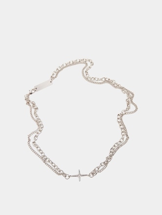 Urban Classics Layering Small Cross Necklace