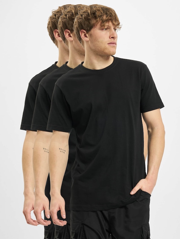 Urban Classics Basic 3-Pack T-Shirt-0