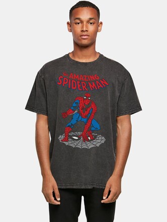 Marvel Universe - The Amazing Spider-Man Acid Washed Oversize