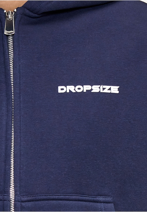 LOOSE BOMBER ZIP HOODIE-6