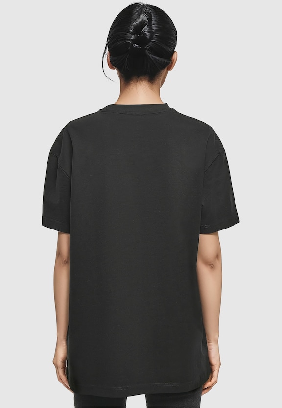 Ladies Retro Boom Oversized Boyfriend Tee-1