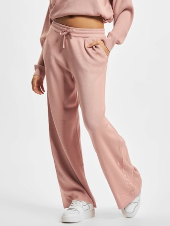 KW221-022-1 Signature Wide Leg Rib Pants