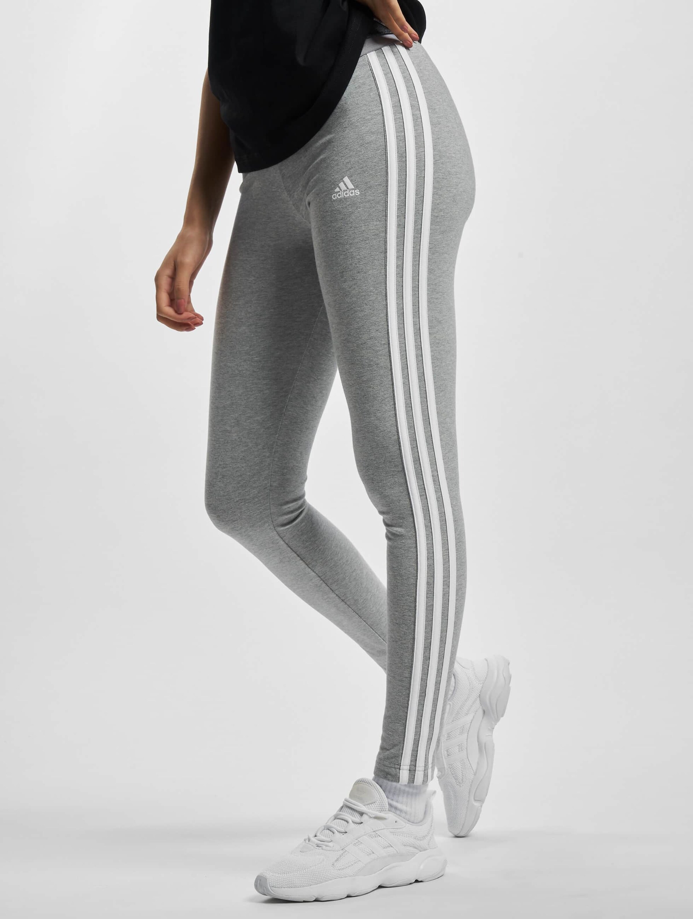 Adidas Women's 3 Stripe Tight Leggings Pants Joggers Athletic Pant (Black,  XS) - Walmart.com