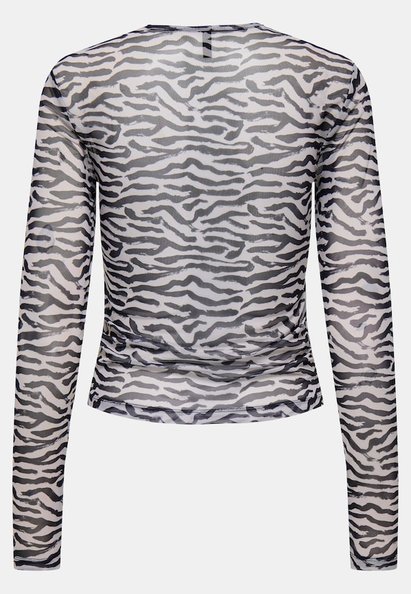 ONLELVA L/S O-NECK MESH TOP BOX JRS-1