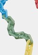 Urban Classics Color Gradiant Sunglasses Chain Sunglasses-1