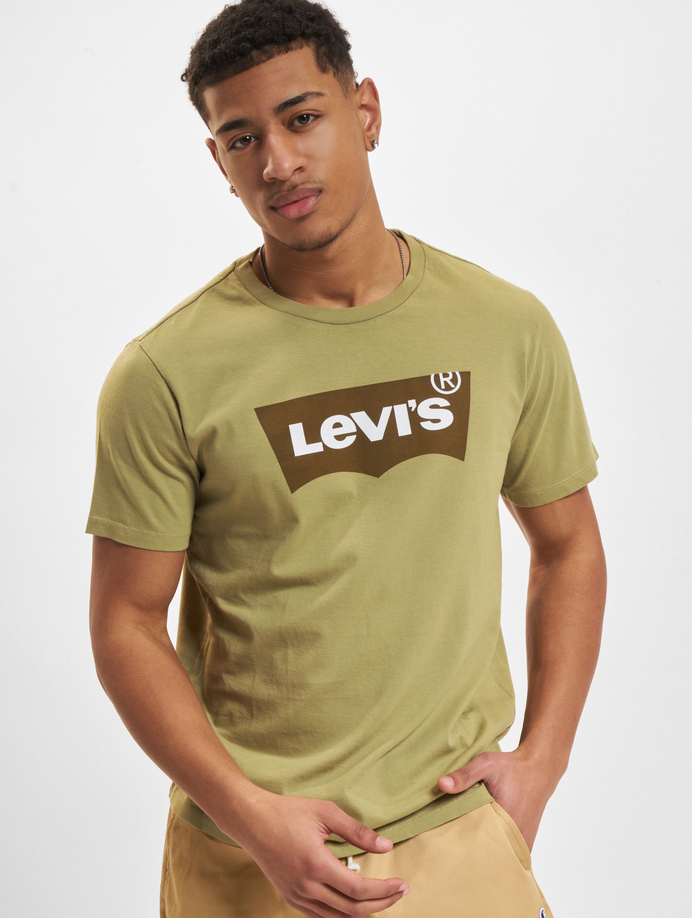 Levi's Levis Graphic T-Shirt Mannen op kleur olijf, Maat M