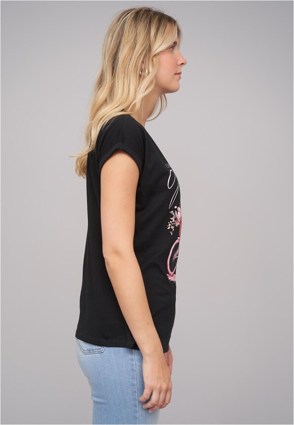 Ladies Grateful/Bike01 Tee-3