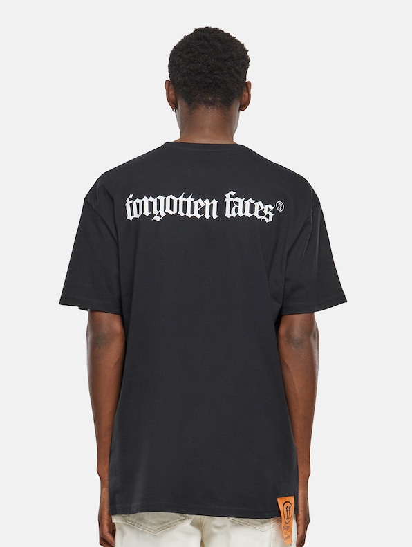 Forgotten Faces White Balaklava Oversize T-Shirts-1