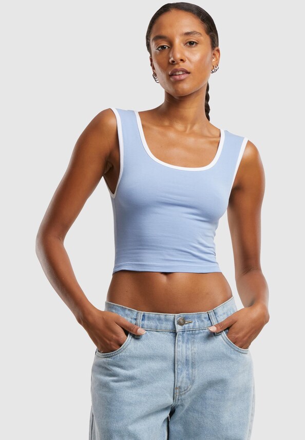  Ladies Contrast Cropped -4