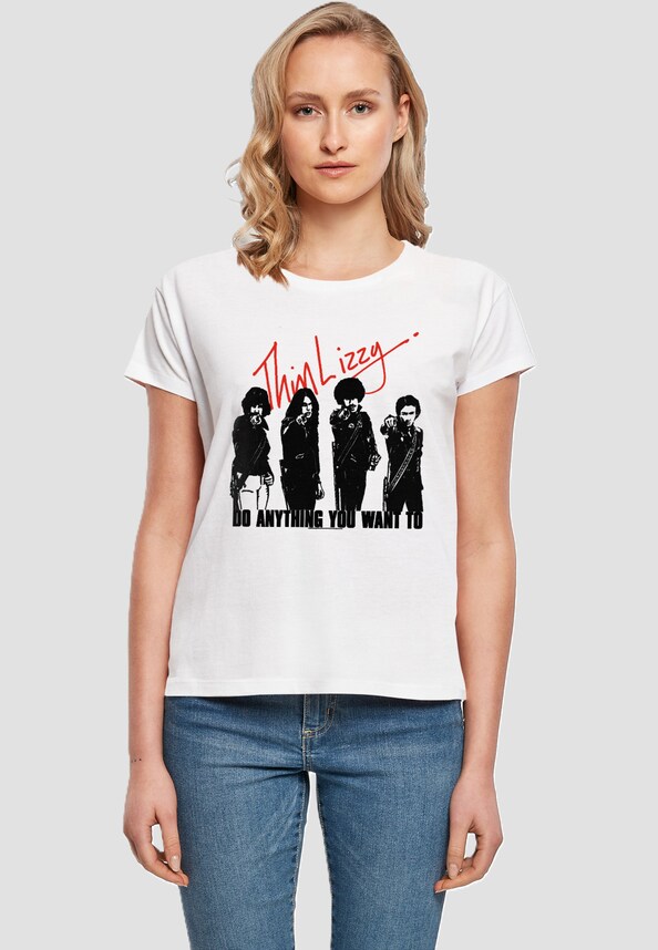 Ladies Thin Lizzy - Do Anything Box Tee-0